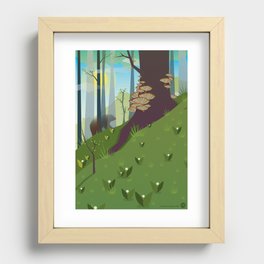Life of a Forest Bear - Spring Recessed Framed Print