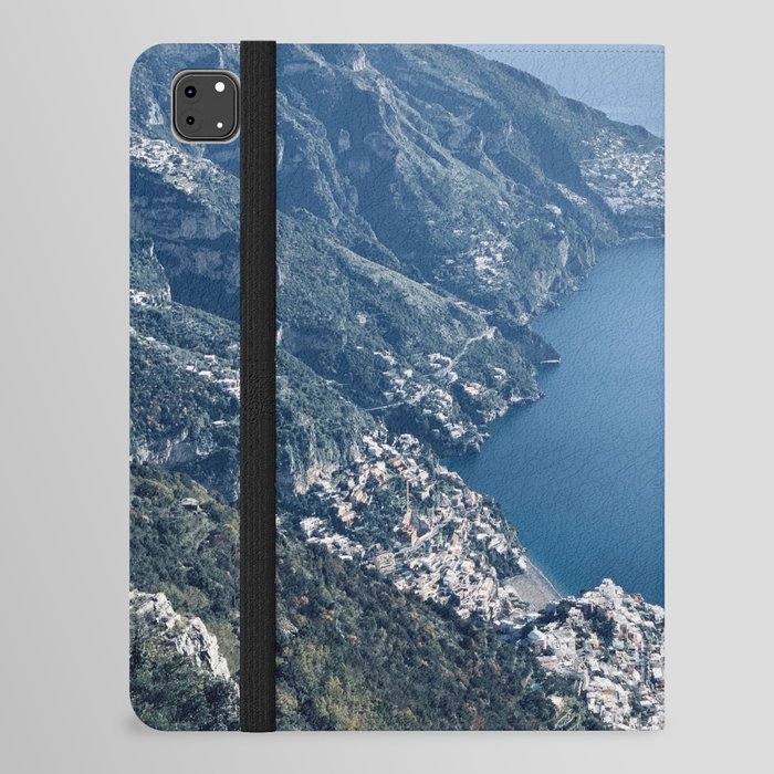 Poster Positano Italy Landscape From The Top Of Comune Mountain iPad Folio Case