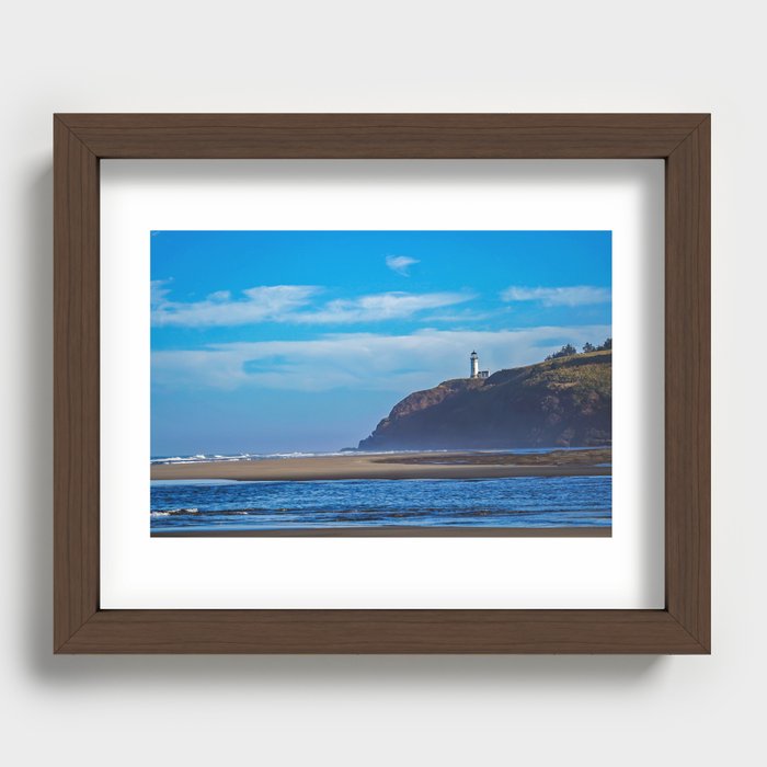 Cape Disappointment Lighthouse Recessed Framed Print