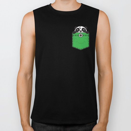 Pocket Panda Biker Tank