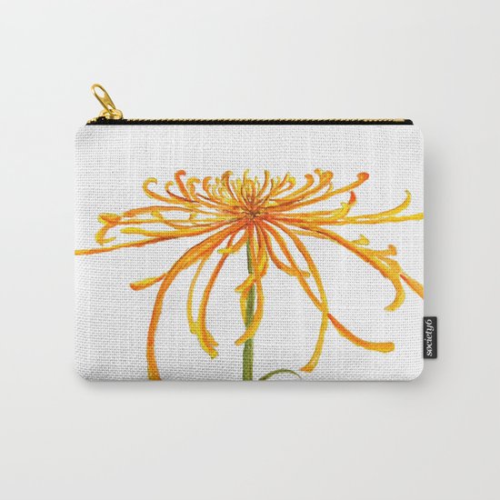 one orange chrysanthemum Carry-All Pouch