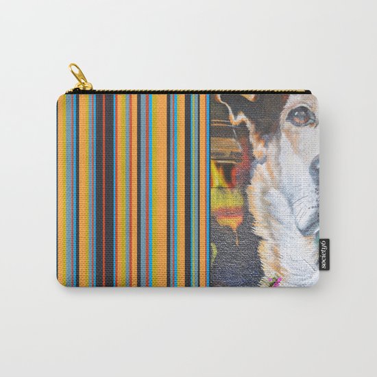 Few flowers as a tribute to the Loukanikos dog from Elisavet Carry-All Pouch