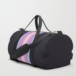 Purana - Classic Pink Retro 70s Vintage Style Stripes Duffle Bag