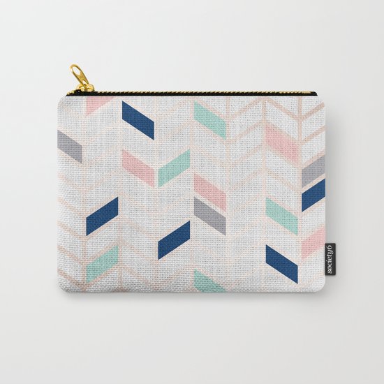 Herringbone Carry-All Pouch