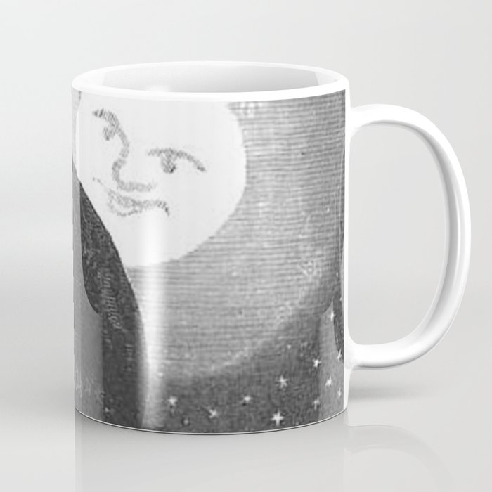 Sun and Moon in Space Coffee Mug
