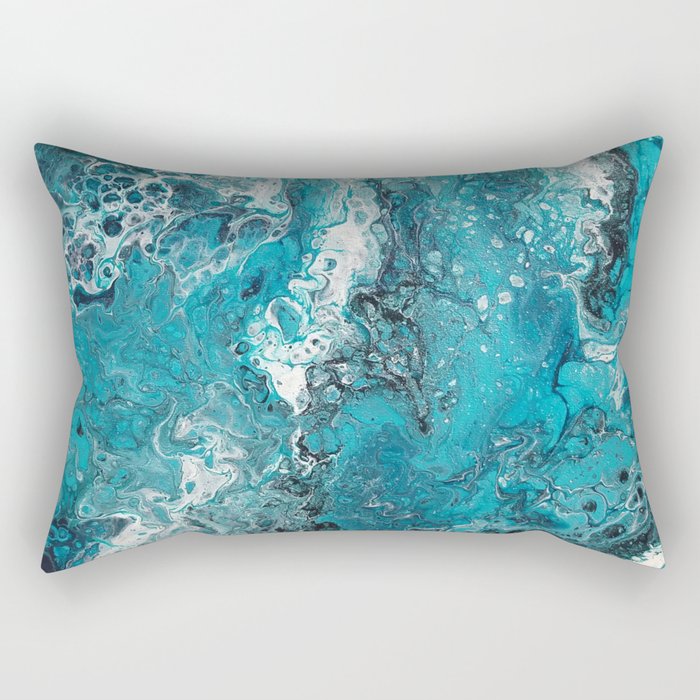 Ocean Crash Rectangular Pillow