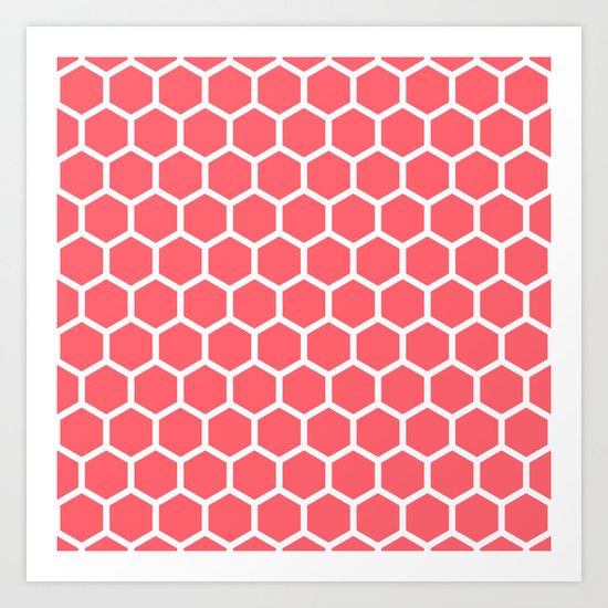 Honeycomb Coral Art Print