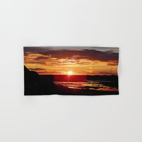 Ground Level Sunset Hand & Bath Towel