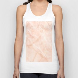 Pale Pink Marble Unisex Tank Top