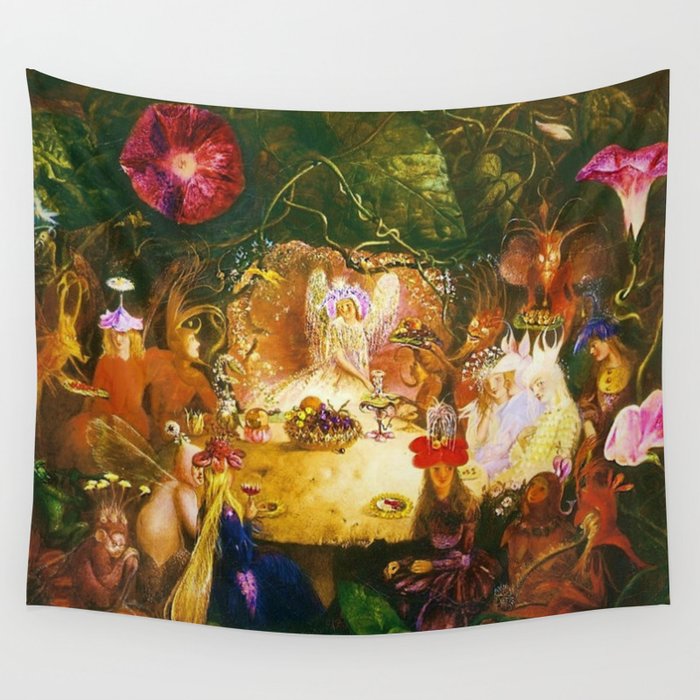 The Fairies Banquet Magical Realism Landscape by John Anster