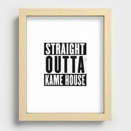 Straight Outta Kame House Recessed Framed Print