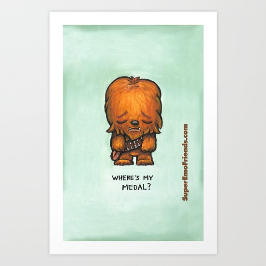 Super Emo Chewie iphone5 Art Print