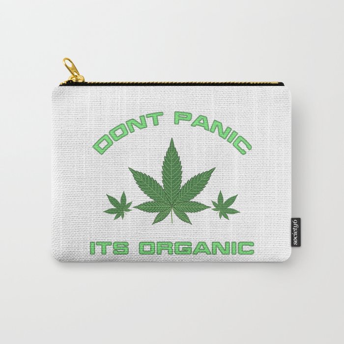 Its Organic Marijuana Leaf Trio Carry-All Pouch