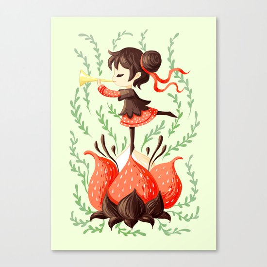 Spring Melody Canvas Print