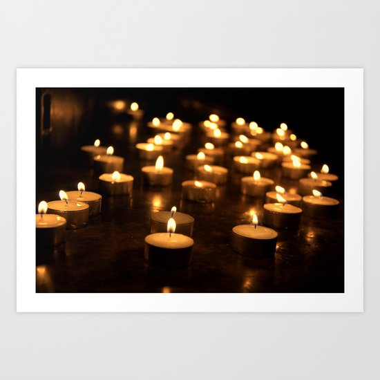 candles Art Print