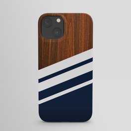 Wooden Navy iPhone Case
