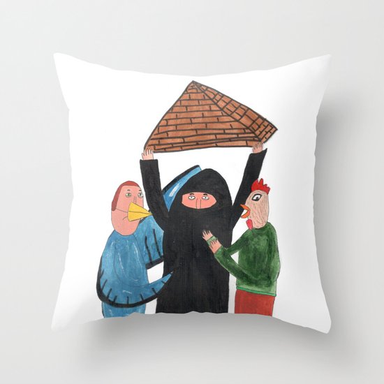 Pirâmide. Throw Pillow