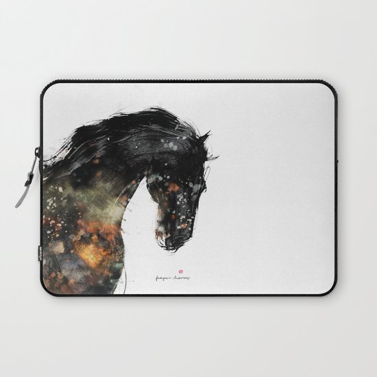 Horse portrait (Distant Galaxy) Laptop Sleeve
