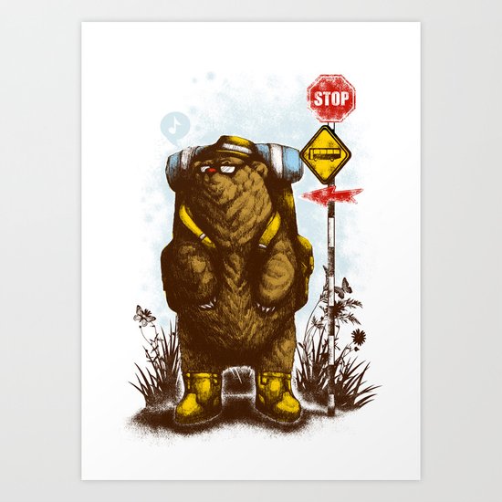 travelling 3.0 Art Print