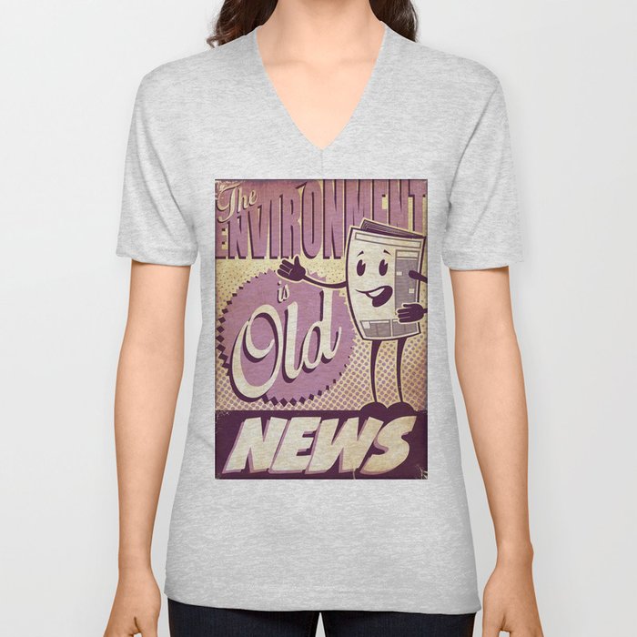 Old News V Neck T Shirt