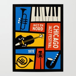 Jazz Festival | Bauhaus V Poster