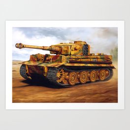 Panzer Tiger I Art Print