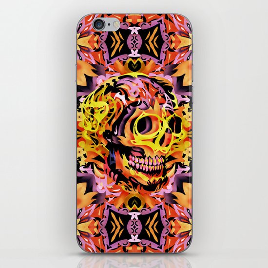 Skull V iPhone & iPod Skin