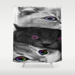 Cuddly Cats Shower Curtain