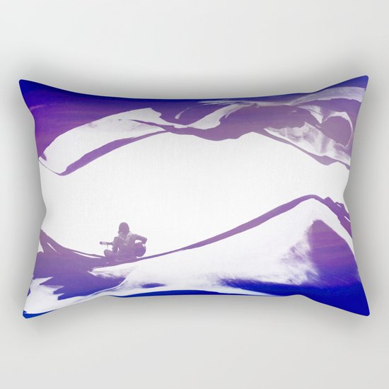 Purple Song of isolation Rectangular Pillow