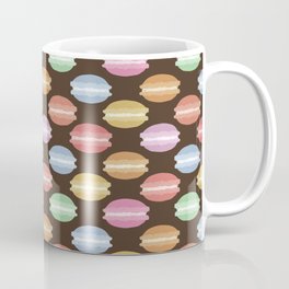 Macaron Menagerie (brown background) Coffee Mug