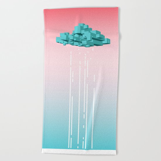 Concrete Cloud Beach Towel