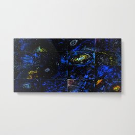 Cosmic Metal Print | Stars, Painting, Other, Colorful, Starexplosion, Cosmic, Universe, Planets, Milkyway, Collage 