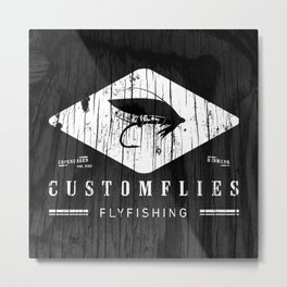 Custom Flies Metal Print