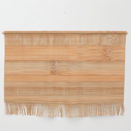 Cool elegant light brown bamboo wood print Wall Hanging
