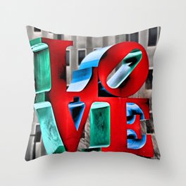 Love from Philly Throw Pillow