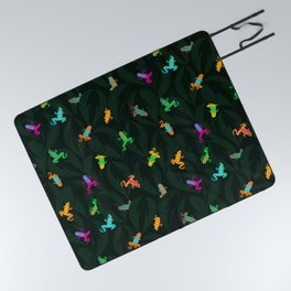 Frogs of the Jungle Picnic Blanket