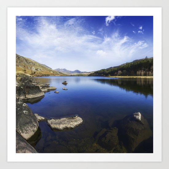 Llynnau Mymbyr Art Print