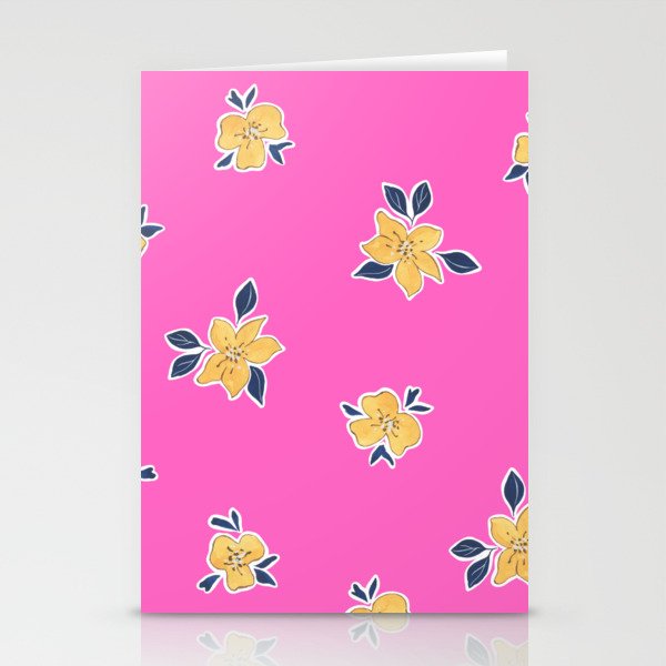 Flower in Pink Stationery Cards