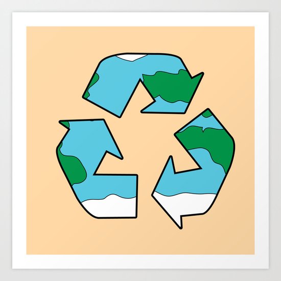 Recycle Art Print