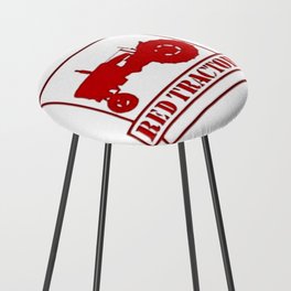 Red Tractor Counter Stool