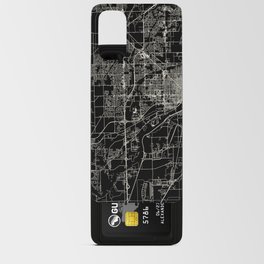 Joliet, USA - black and white city map Android Card Case