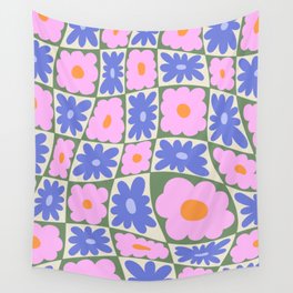 Floral seven Wall Tapestry