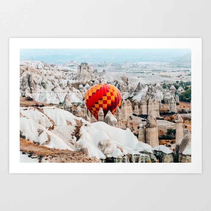 Blown Away | Cappadocia, Turkey Art Print