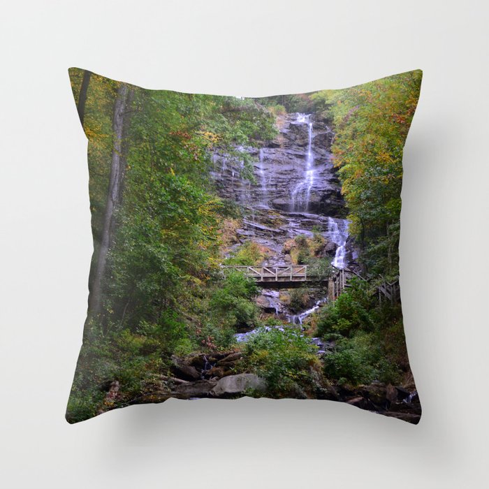 Amicalola Falls - North Georgia Throw Pillow