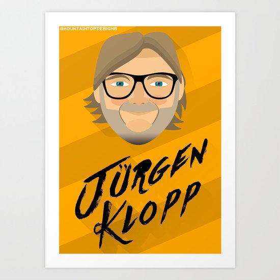 Jurgen Klopp Art Print