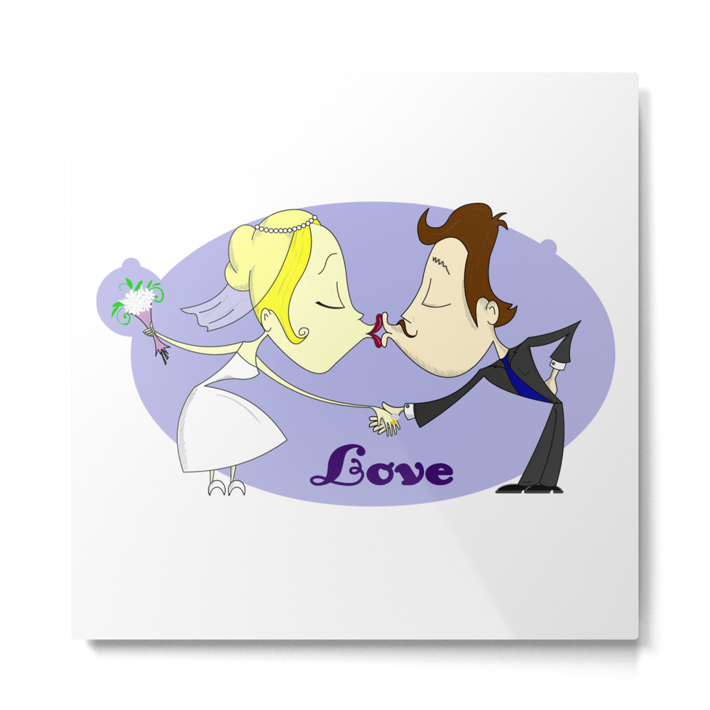 Love Forever Metal Print by natumation