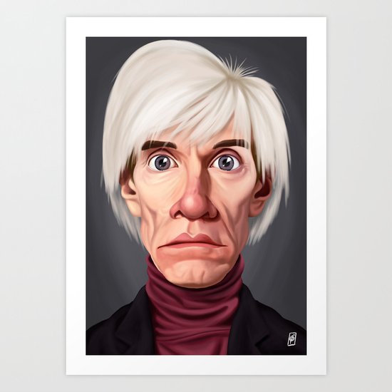 Celebrity Sunday ~ Andy Warhola Art Print