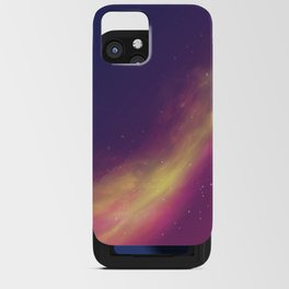 Abstract Nebula iPhone Card Case