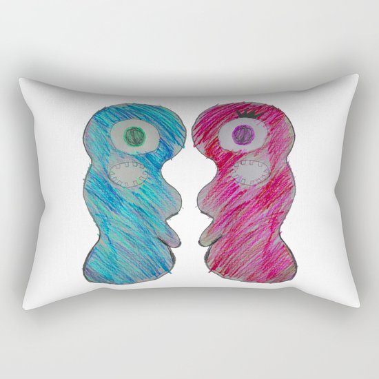Love is | Be mine Valentine | Kids Painting Rectangular Pillow
