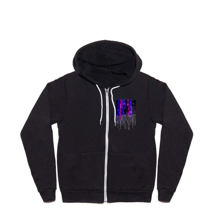 Purple Rain Full Zip Hoodie